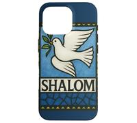 Shalom Dove Peace Jewish Holidays Hashana Pâque Coque pour iPhone 16 Pro
