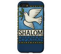Shalom Dove Peace Jewish Holidays Hashana Pâque Coque pour iPhone SE (2020) / 7 / 8