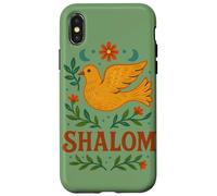 Shalom Dove Peace Jewish Holidays Hashana Pâque Coque pour iPhone X/XS