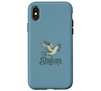 Shalom Dove Peace Jewish Holidays Hashana Pâque Coque pour iPhone X/XS