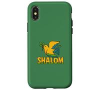 Shalom Dove Peace Jewish Holidays Hashana Pâque Coque pour iPhone X/XS