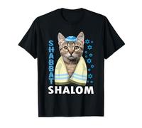 Shalom Shabbat juif amusant avec kippa T-Shirt