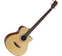 Shaman AB4-50CE Basse acoustique 4 cordes - Table en épicéa avec corps en acajou - Micro intégré avec égaliseur 2 bandes - Diapason 34" - Laqué brillant - Naturel