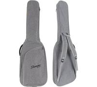 Shaman EGB-102 GY Premium-Line Housse Basse électrique, matière imperméable et résistante, Bretelles rembourrées réglables, Poche supplémentaire, poignée renforcée.