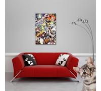 Shaman King - Poster - Key Visual + 2 St Posterleisten Holz 61 cm schwarz
