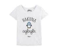 SHAMAN Tshirt Humour Femme - Hakuna AGLAGLA - Produit imprimé dans Notre Atelier à Toulouse