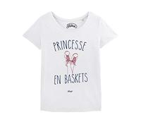 SHAMAN Tshirt Humour Femme - Princesse en Baskets - Produit imprimé dans Notre Atelier à Toulouse