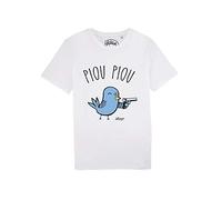 SHAMAN Tshirt Humour Homme - PIOU PIOU - Produit imprimé dans Notre Atelier à Toulouse