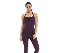 Shambhala Barcelona Collina Tank/T-Shirt sans Manches Sportif en Polyester et Plastique recyclé, pour Femme, Couleur Aubergine, Taille L