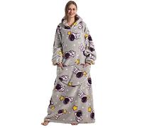 Shamdon Home Collection Longue Sweat à Capuche, Pull Couverture à Capuche, Capuchon Sherpa Peluche à Manches TV Plaid Couvertures Femme Homme