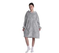 Shamdon Home Collection Sweat Plaid Enfant Pull Plaid Oversize,Sweat à Capuche pour Filles et Garçons, Super Douce et Chaude Pull à Capuche, Cadeau Cosy pour Enfants,Taille 5-15 Ans