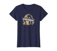 Shameless Frank Cover Up T-Shirt, Femme, Bleu Marine, XL