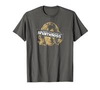 Shameless Frank Cover Up T-Shirt, Homme, Asphalte, 4XL