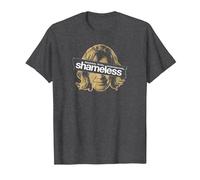 Shameless Frank Cover Up T-Shirt, Homme, Chiné Foncé, 5XL