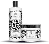 Shampoing 500 ml + Masque 500ml RoseBaie - Caviar X Kératine, Shampoing 500 ml + Masque 500ml