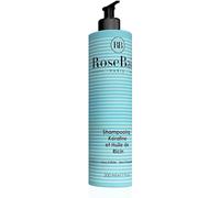 Shampoing 500ml + Masque 500ml + Sérum 100ml RoseBaie - Huile de Ricin et Kératine, Shampoing 500 ml