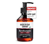 Shampoing à barbe, savon à barbe Beard Wash 200 ml ✔ nettoyage et entretien barbe - cosmétiques naturels de la BROOKLYN SOAP COMPANY ®✔ l’entretien barbe naturel pour l’homme moderne et idée cadeau