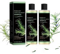 Shampoing à la biotine et au romarin, shampoing stimulant la pousse des cheveux au romarin et à la kératine hydrolysée, volumisant, nourrissant, doux et brillant, pour cheveux fins, secs et abîmés