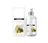 Shampoing à l'eau de riz pour la croissance des cheveux, shampoing épaississant à la biotine, shampoing épaississant au riz pour la croissance des cheveux, tous types de cheveux, hommes et femmes