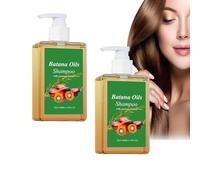 Shampoing à l'huile de batana et à l'extrait de romarin pour la croissance et la réparation des cheveux, nettoyant nourrissant pour le cuir chevelu pour des cheveux plus volumineux (2pcs)