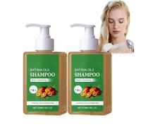 Shampoing à L'Huile De Batana, Soin Capillaire Contre La Chute De Cheveux, éLimine Les Pointes Fourchues, Hydrate Et Favorise La Croissance Des Cheveux, Shampoings à L'Huile De Batana (2 PCS)