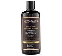 Shampoing à l'huile de ricin - KERARGAN - 500 ml - Sans sulfate - Huile d'argan - Camomille - Kératine - Aloe vera