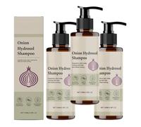 Shampoing à l'hydrolat d'oignon, sérum capillaire revitalisant à l'oignon rouge, formule épaississante et volumisante, doux pour le cuir chevelu, convient aux hommes et aux femmes.