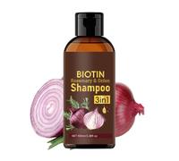 Shampoing à l'oignon, shampooing anti-chute de cheveux, pour un nettoyage en profondeur à l'huile de romarin, réduit les fourches, pour hommes et femmes au quotidien
