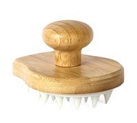 Shampoing à récurer pour cuir chevelu - Brosse de massage pour cheveux en bois - Dimensions d'ingénierie humaine - Brosse de nettoyage douce - Outil de massage anti-stress pour les types d'ir