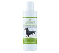Shampoing antifongique et antibactérien 100 % naturel pour chien - Infections à levures, teignes, dermatites, pyodermie - Sans danger - Naturel - Sans paraben ni SLS - 250 ml - Plus grand flacon