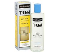 Shampoing antipelliculaire Neutrogena T Gel pour cheveux secs, au melon et au jasmin, apaise le cuir chevelu, 250 ml