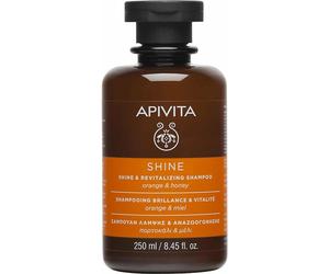 Shampoing Apivita Gloss &amp Vitality à l'orange et au miel 250ml