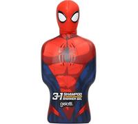 Shampoing, après-shampoing et gel douche 3 en 1 Marvel, flacons en forme de super-héros (Spiderman)