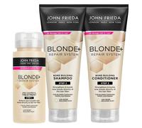 Shampoing, après-shampoing et pré-traitement capillaires John Frieda Blonde + Repair