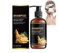 Shampoing Au Romarin Et Aux Extraits De Ginseng, Shampoing RéGulateur De SéBum Et Nourrissant, Sham/poing Aux Essences VéGéTales, éPaissit Les Cheveux Fins Et RéDuit La Casse Adoucit Et Lisse (1 PCS)