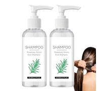 Shampoing au romarin pour cheveux clairsemés, shampoing bio à l'extrait de romarin pour nourrir le cuir chevelu, shampoings hydratant pour cuir chevelu sec, shampoings nettoyant et réparateur. (2PCS)