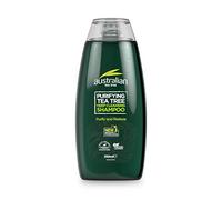 Shampoing Australian Tea Tree à l'huile de théier, Purifiant, Végane, Sans cruauté, Sans parabènes et SLS, Nettoyage en profondeur, Naturel, 250 ml