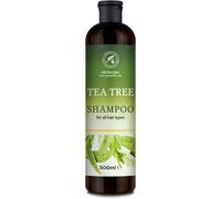 Shampoing Avec Huile Essentielle Arbre ¿¿ Th¿¿ 500ml - Antipelliculaire - Extrait D'amla & De Romarin Pour La Croissance & Le Volume Des Cheveux - Shampooing Hydratant - Tea Tree