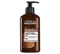 MEN EXPERT BARBER CLUB shampoing barbe rostro cheveux 200 ml - 3600523526147