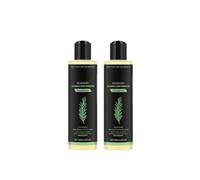Shampoing Bio Au Romarin Pour La Pousse Des Cheveux, Fortifiant Et éPaississant Naturel, Pour Cheveux ClairseméS Et Chute De Cheveux, Pour Femmes Et Hommes,2pcs
