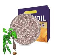 Shampoing Cheveux Blanc Solide Au Polygonum,Shampooing Colorant cheveux Blancs,Reverse Gray Hair Shampoing Solide,Anti Cheveux Blanc Savon Noir Cheveux,Anti Gray Bar Black Soap pour Naturel Doux (1PC)