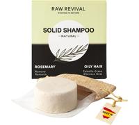 Shampoing Cheveux Gras Bio Antipelliculaire + Anti-Démangeaison + Psoriasis Cuir Chevelu Naturel Au Romarin Vegan & Format Voyage - 80g[Z578]