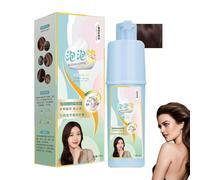 Shampoing colorant aux plantes Bubble, crème colorante naturelle à base de plantes, simple et facile à utiliser, pour tous types de cheveux.