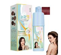 Shampoing colorant aux plantes Bubble, crème colorante naturelle à base de plantes, simple et facile à utiliser, pour tous types de cheveux.