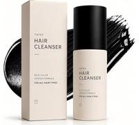 Shampoing colorant, coloration semi-permanente 3-en-1, couverture des cheveux gris en quelques minutes, longue tenue, formule douce, pour tous types de cheveux（Black）