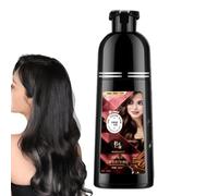 Shampoing colorant naturel pour cheveux, shampooing colorant capillaire pour femme - Shampoing naturel de 450 ml qui teint vos cheveux avec une mousse riche - Nettoyage et conditionnement en profondeu