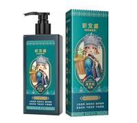 Shampoing colorant pour cheveux - 207 ml - Couverture naturelle des cheveux gris - Rafraîchissement doux des couleurs - Soin pour cheveux bouclés - Formule anti-grise - Taille de voyage - Qualité