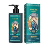 Shampoing colorant pour cheveux - 207 ml - Couverture naturelle des cheveux gris - Rafraîchissement doux des couleurs - Soin pour cheveux bouclés - Formule anti-grise - Taille de voyage - Qualité