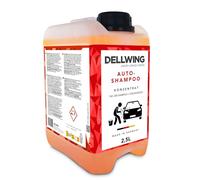 Shampoing concentré Dellwing 2,5 l, avec formule moussante active pour le lavage et l’entretien extérieur de la voiture, fabriqué en Allemagne