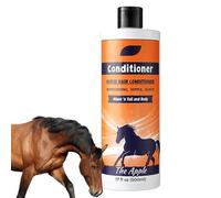Shampoing crinière et queue - 500 ml, démêlant nourrissant en profondeur, après-shampoing | Produits de pansage pour chevaux, nettoyant pour le pelage, gel douche hydratant pour le soin du poil équin,